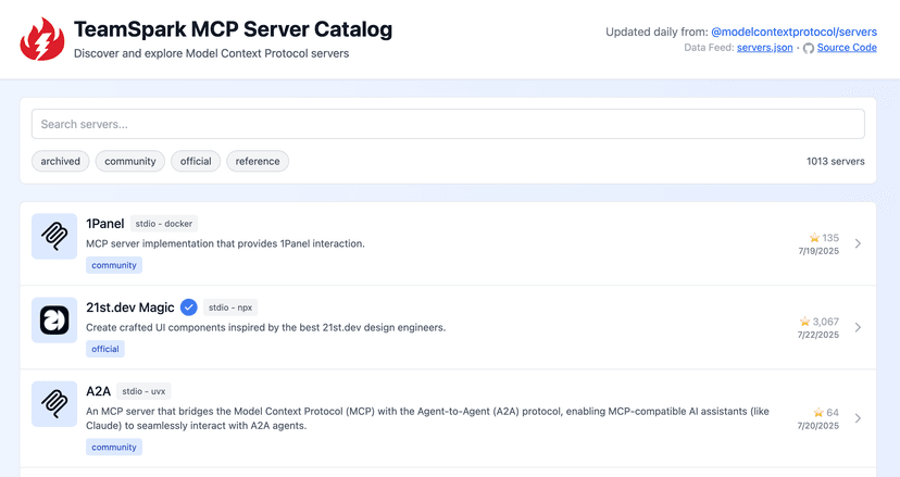 ToolCatalog Interface
