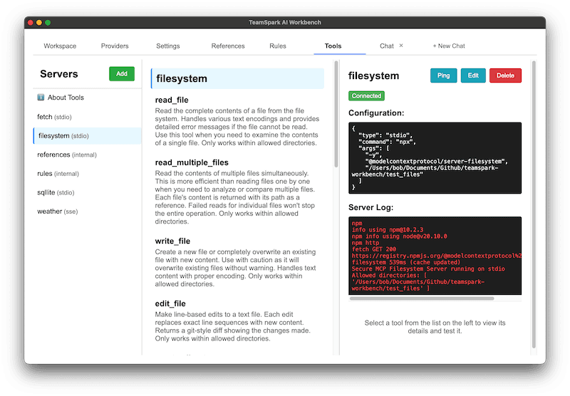 Tools Screenshot